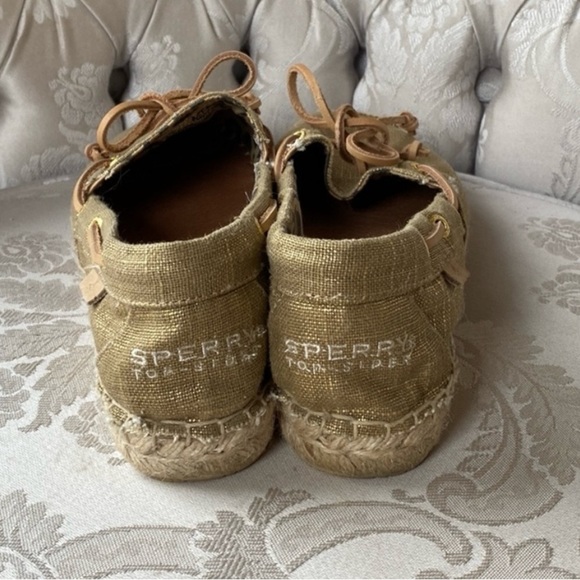Sperry Top Sider Womens Katama Metallic
Linen Shoes-Sz7.5-EUC 🎁🎄😍 - Picture 8 of 11